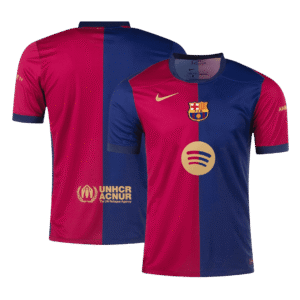 Barcelona Home Soccer Jersey 2024/25-Spotify Logo Without Text