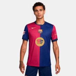 Barcelona Home Soccer Jersey 2024/25-Spotify Logo Without Text