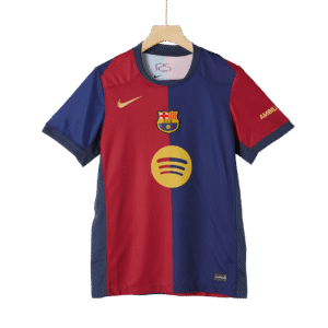 Barcelona Home Soccer Jersey 2024/25-Spotify Logo Without Text