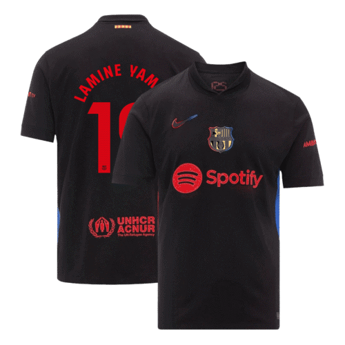 LAMINE YAMAL #19 Barcelona Away Soccer Jersey 2024/25
