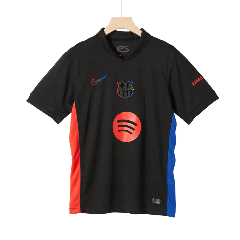 Barcelona Away Soccer Jersey 2024/25- Spotify Logo Without Text