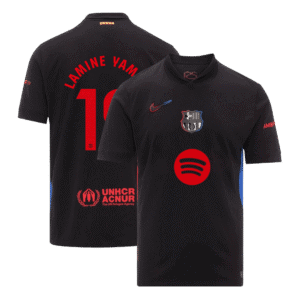 LAMINE YAMAL #19 Barcelona Away Soccer Jersey 2024/25 - Spotify Logo Without Text