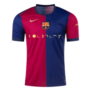 Barcelona Home Soccer Jersey 2024/25 - COLDPLAY