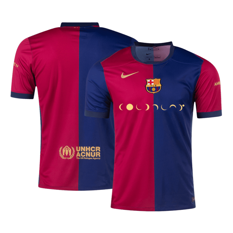 Barcelona Home Soccer Jersey 2024/25 - COLDPLAY