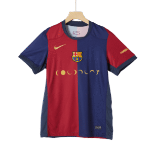 Barcelona Home Soccer Jersey 2024/25 - COLDPLAY