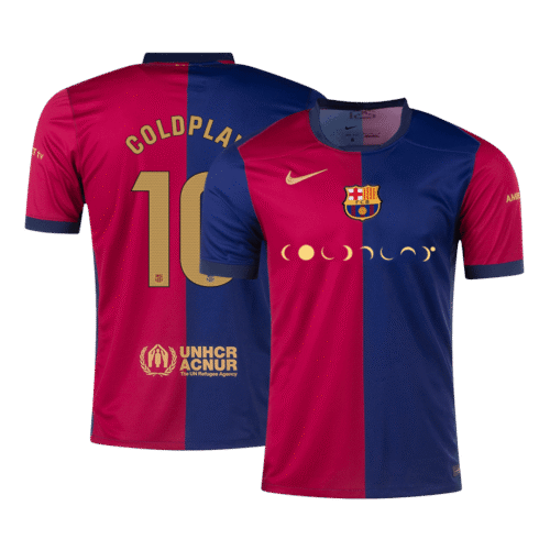 COLDPLAY #10 Barcelona Home Soccer Jersey 2024/25