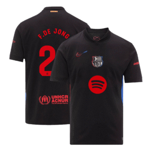 F.DE JONG #21 Barcelona Away Soccer Jersey 2024/25- Spotify Logo Without Text