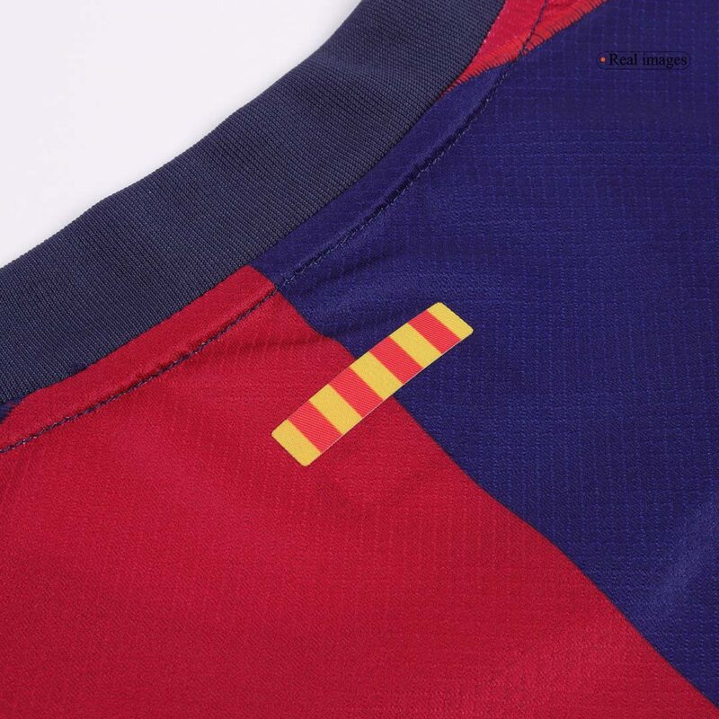 F.DE JONG #21 Barcelona Home Soccer Jersey 2024/25 - Spotify Logo Without Text