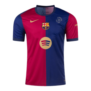 Barcelona Home Soccer Jersey 2024/25 - 125th Anniversary (Spotify Logo Without Text)