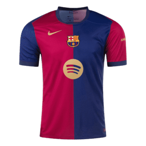 Barcelona Home Soccer Jersey 2024/25 - 125th Anniversary (Spotify Logo Without Text)