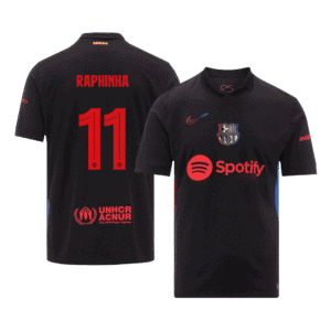 RAPHINHA #11 Barcelona Away Soccer Jersey 2024/25 - UCL