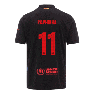 RAPHINHA #11 Barcelona Away Soccer Jersey 2024/25 - UCL