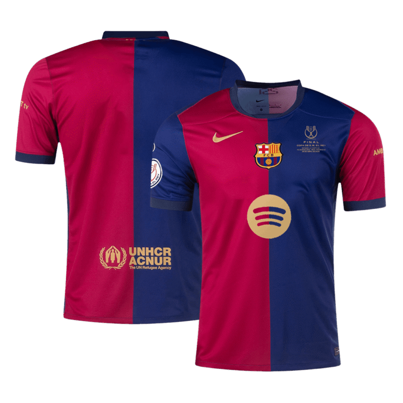 Barcelona Home Soccer Jersey 2024/25 - Copa del Rey Final
