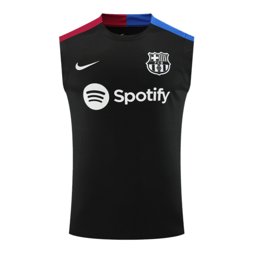 Barcelona Pre-Match Sleeveless Top 2024/25 Black