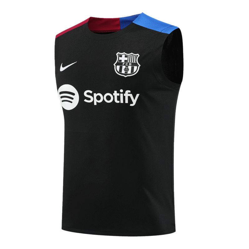 Barcelona Pre-Match Sleeveless Top 2024/25 Black