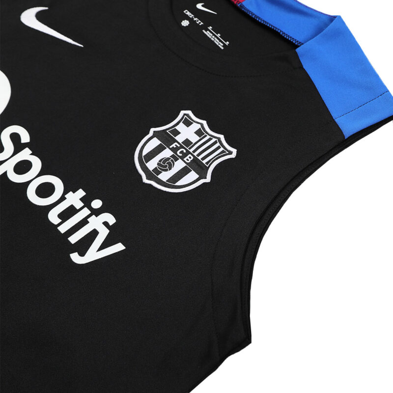 Barcelona Pre-Match Sleeveless Top 2024/25 Black