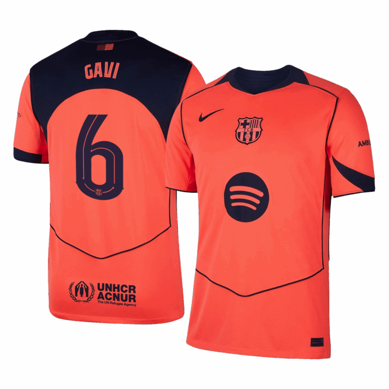 Barcelona GAVI #6 Third Away Sleeveless Jersey 2025/26