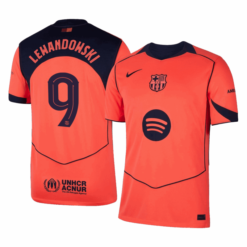 Barcelona LEWANDOWSKI #9 Third Away Sleeveless Jersey 2025/26