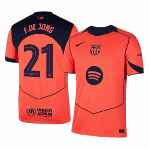 Barcelona F.DE JONG #21 Third Away Sleeveless Jersey 2025/26