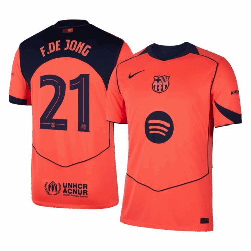 Barcelona F.DE JONG #21 Third Away Sleeveless Jersey 2025/26