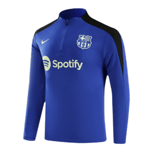 Barcelona 1/4 Zip Tracksuit 2024/25 Blue