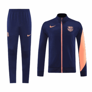 Barcelona Jacket Tracksuit 2025/26 Navy&Orange