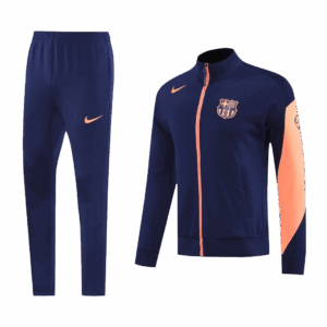 Barcelona Jacket Tracksuit 2025/26 Navy&Orange