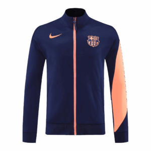 Barcelona Jacket Tracksuit 2025/26 Navy&Orange