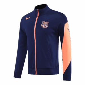 Barcelona Jacket Tracksuit 2025/26 Navy&Orange
