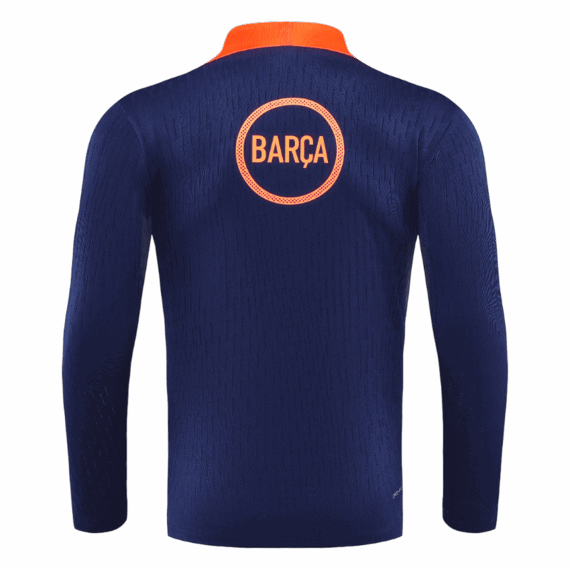 Barcelona Sweatshirt Kit 2025/26 - Black&Orange (Top+Pants)