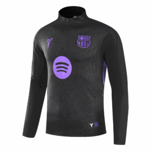 Barcelona Sweatshirt Kit 2025/26 - Black (Top+Pants)