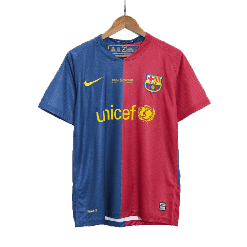 Vintage Soccer Shirts Barcelona Home 2008/09 - UCL Final