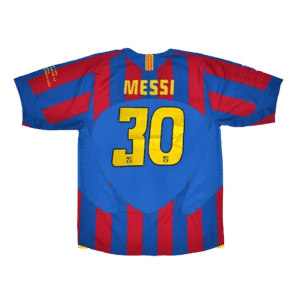 Vintage Soccer Jersey MESSI #30 Barcelona Home 2005/06 - UCL Final