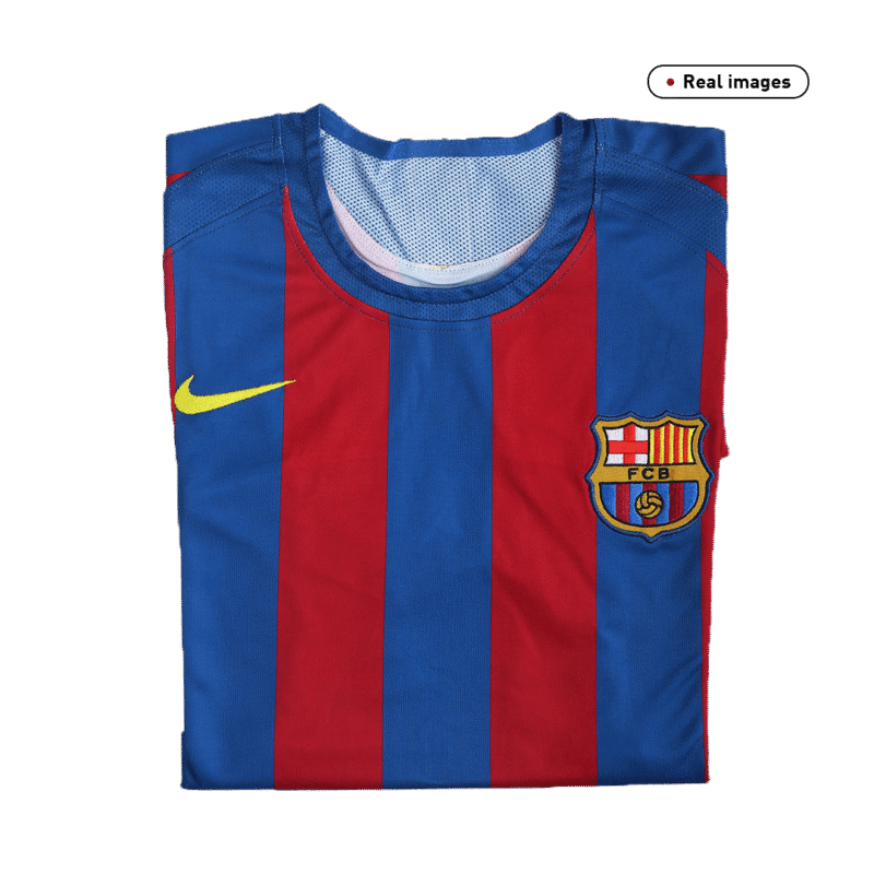 Vintage Soccer Jersey MESSI #30 Barcelona Home 2005/06 - UCL Final