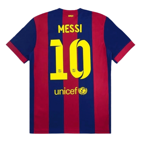 Vintage Soccer Jersey MESSI #10 Barcelona Home 2014/15