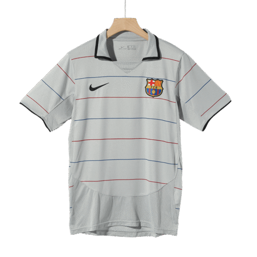 Vintage Soccer Jersey Barcelona Away 2003/04