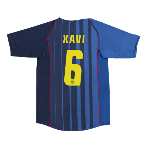Vintage Soccer Jersey XAVI #6 Barcelona Away 2004/05