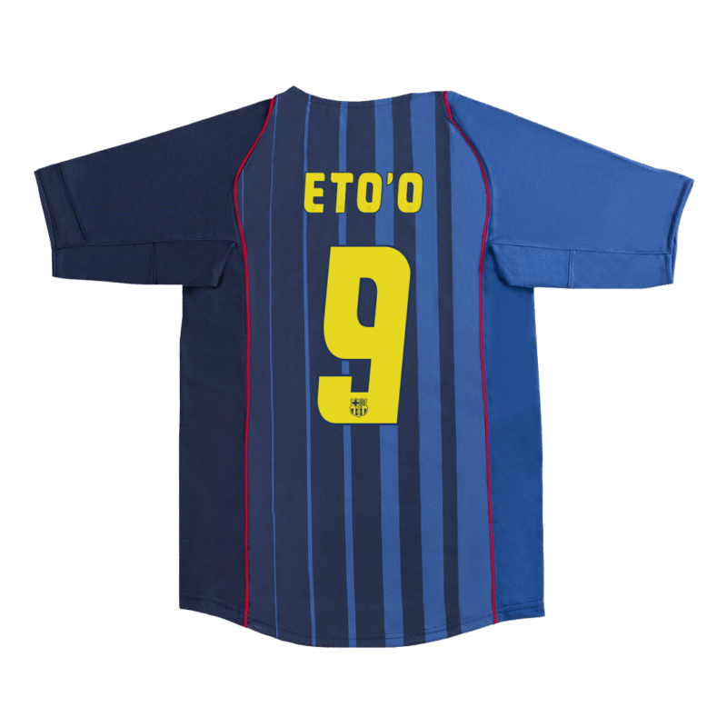Vintage Soccer Jersey ETO'O #9 Barcelona Away 2004/05