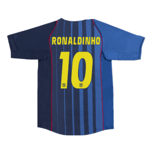 Vintage Soccer Jersey RONALDINHO #10 Barcelona Away 2004/05