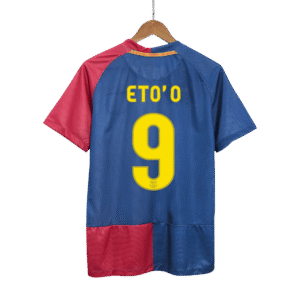 Vintage Soccer Jersey A.INIESTA #8 Barcelona Home 2008/09 - UCL Final