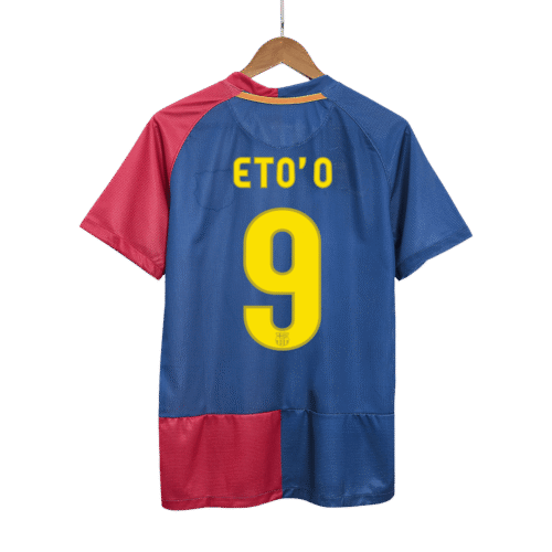 Vintage Soccer Jersey A.INIESTA #8 Barcelona Home 2008/09 - UCL Final