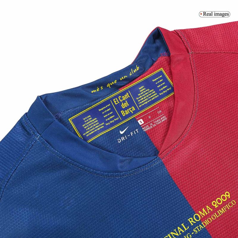Vintage Soccer Jersey A.INIESTA #8 Barcelona Home 2008/09 - UCL Final
