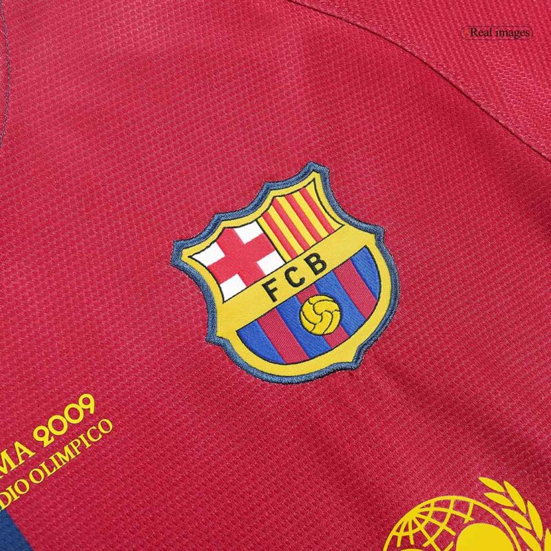 Vintage Soccer Jersey A.INIESTA #8 Barcelona Home 2008/09 - UCL Final