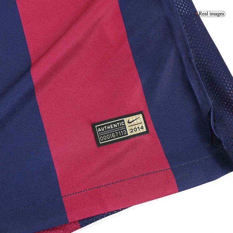 Vintage Soccer Jersey SUÁREZ #9 Barcelona Home 2014/15
