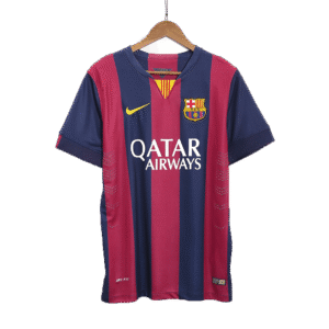Vintage Soccer Jersey SUÁREZ #9 Barcelona Home 2014/15