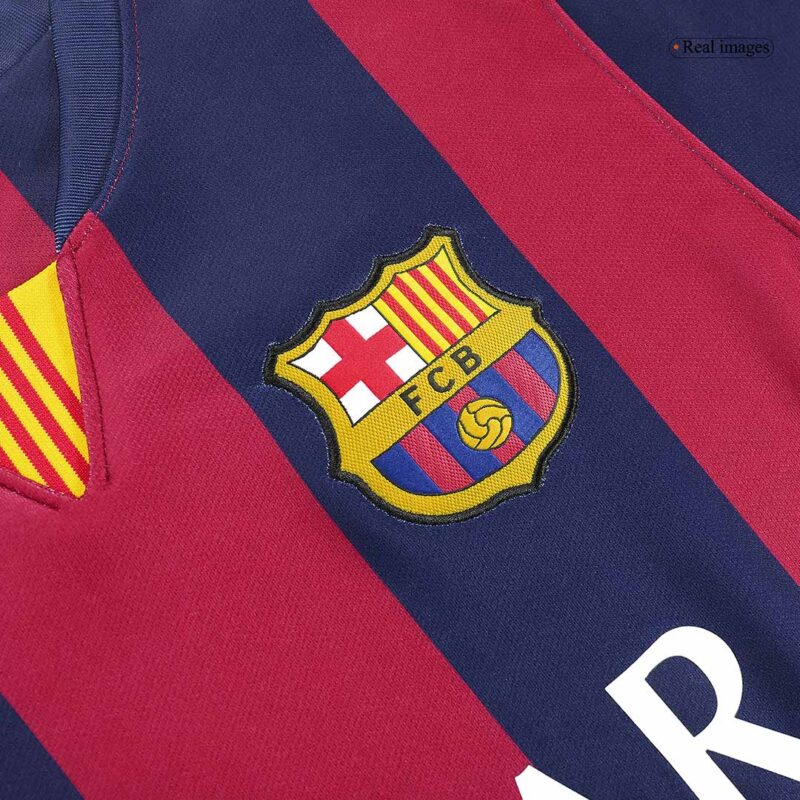 Vintage Soccer Jersey SUÁREZ #9 Barcelona Home 2014/15