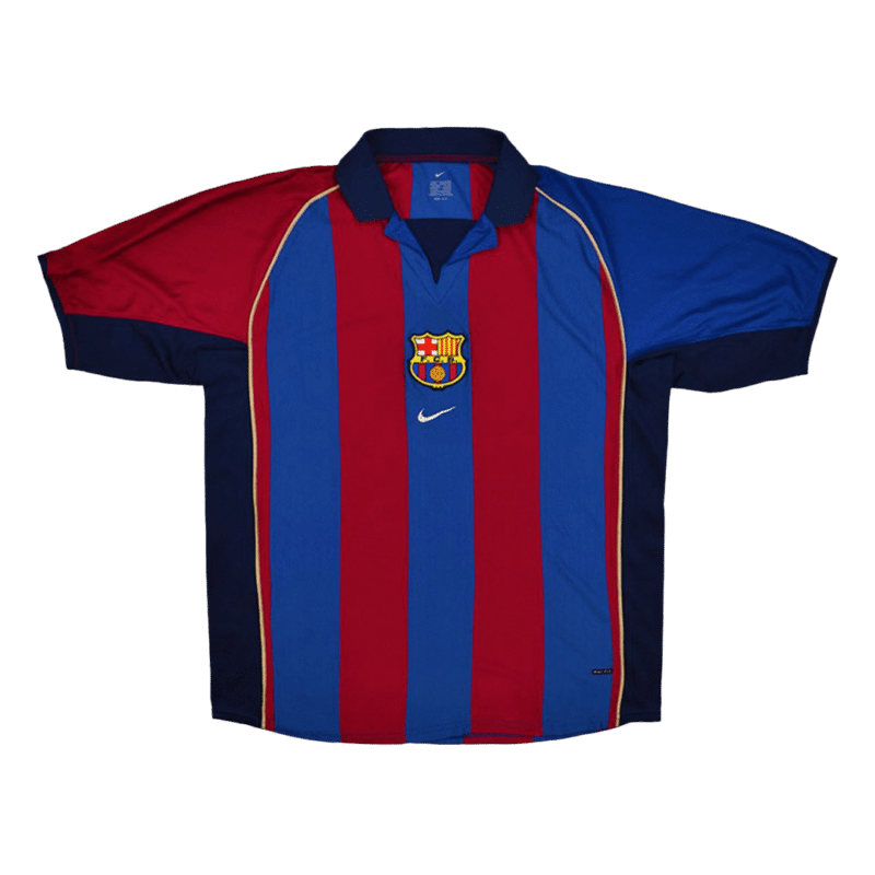 Vintage Soccer Jersey XAVI #6 Barcelona Home 2001/02