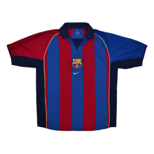 Vintage Soccer Jersey RIVALDO #10 Barcelona Home 2001/02
