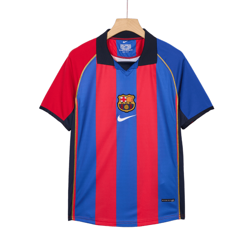 Vintage Soccer Jersey RIVALDO #10 Barcelona Home 2001/02