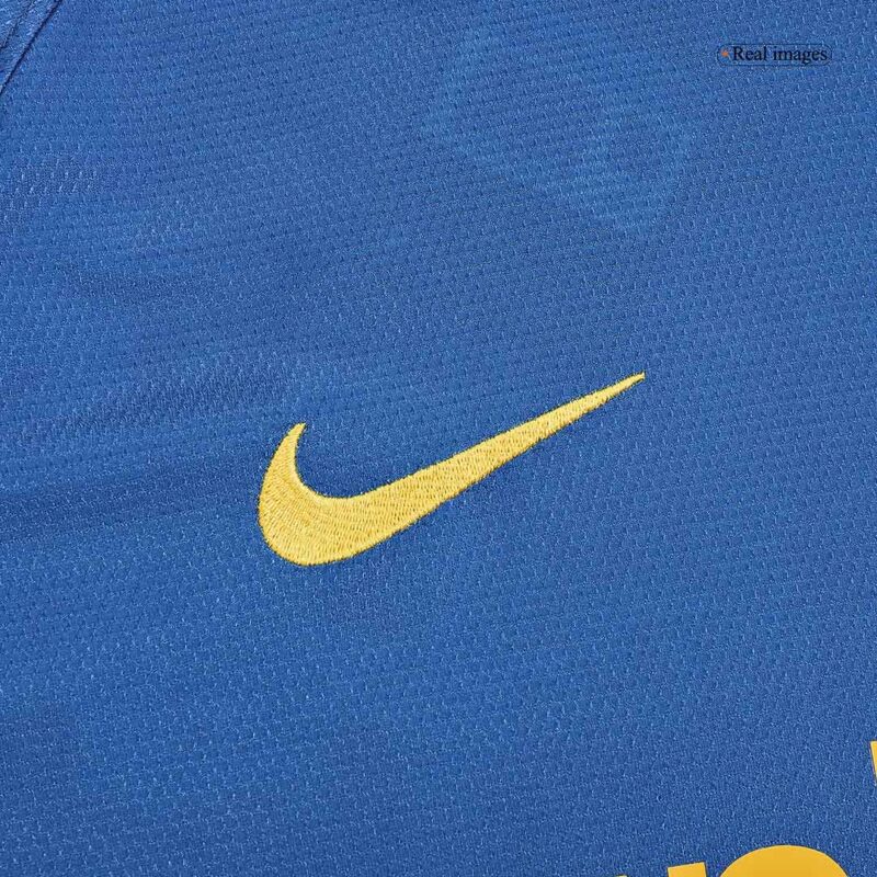 Vintage Soccer Jersey A.INIESTA #8 Barcelona Home Long Sleeve 2008/09 - UCL Final